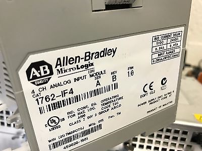 ALLEN-BRADLEY ANALOG INPUT MODULE 1762-IF4