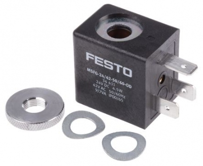 FESTO SOLENOID COIL, MSFG-24/42-50/60-OD, 24 V DC, 42 V AC