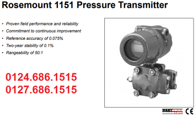 ROSEMOUNT 1151 PRESSURE TRANSMITTER