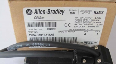 ALLEN BRADLEY OEMAX AC SERVO MOTOR 2004RZ01BA1AN3