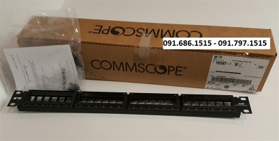 Thanh đấu nối cáp, Patch Panel COMMSCOPE/AMP, CAT5E 24 Port 1479154-2