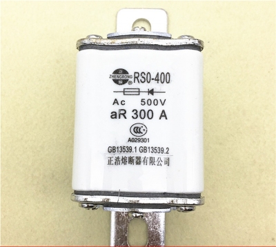 cầu chì sứ, Fast Fuse RS0 RSO-400 aR 250A 300A 320 350A 400A AC 500V