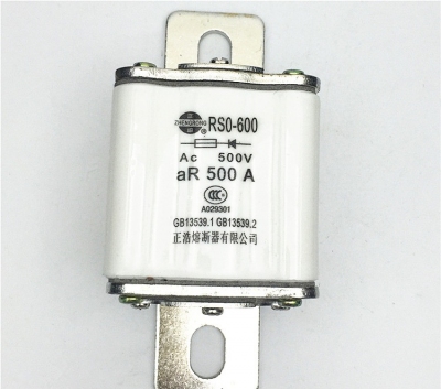 cầu chì sứ, Fast Fuse RS0-600 RSO-600 aR 450A 500A 550A 600A AC 500V