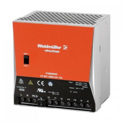 Bộ nguồn 1 chiều/POWER SUPPLY WEIDMULLER 8708680000,CP SNT 250W 24V 10A