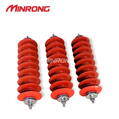 Chống sét 35-40.5KV,Minrong 35kv line type arrester HY5WX-51/134 silicone type high voltage arrester HY5WX-42/134