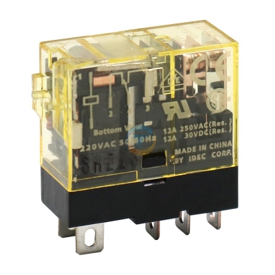 Rơ le trung gian, IDEC intermediate relay ,RJ2S 1S-CL-D24 A220 DC24V AC220V