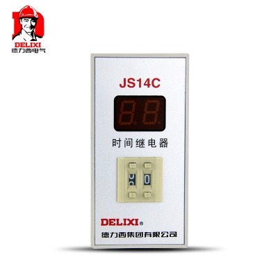 Rơ le thời gian, time relay, JS14C 0.1s- 9.9s, 0.1M-9.9M AC 220V380V DC24V