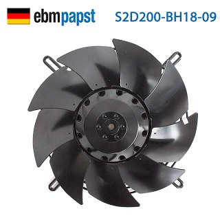 Quạt làm mát ebmpapst 2D200-BH18-09 400V 68/70W