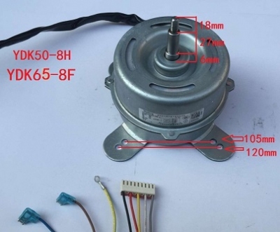 Động cơ quạt giải nhiệt điều hòa air conditioner fan motor YDK40-8F YDK50-8H YDK60-6A