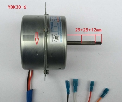 Động cơ quạt giải nhiệt điều hòa air conditioner fan motor YDK24-6V  YDK30-6  YDK30-6E-11