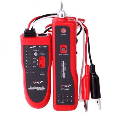 Máy test mạng NOYAFA NF-806R Bộ theo dõi dây cho Cáp RJ45 RJ11 và Truy tìm và định vị dây điện