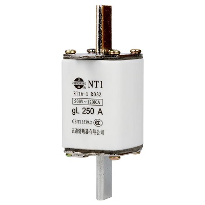 cầu chì sứ Zhengrong  NT1 ceramic fuse melt core RT16-1 fuse tube R032 160A 200A 250A 500V