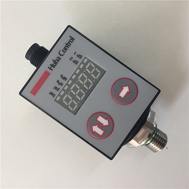 Cảm biến áp suất kèm màn hình, HUBA 540 series pressure transmitter analog sensor DC24V