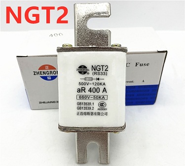 cầu chì sứ, Fuse NGT2 RS33 aR350A 400A  500V-120KA 660V-50KA