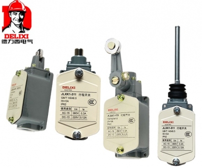 Công tắc hành trình, công tắc giới hạn, Delixi stroke switch JLXK1-111, JLXK1-211, JLXK1-311, JLXK1-411, JLXK1-511