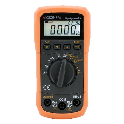 Máy phát tín hiệu, VICTOR victory digital multimeter process tester,voltage current generator VC71A/VC71B