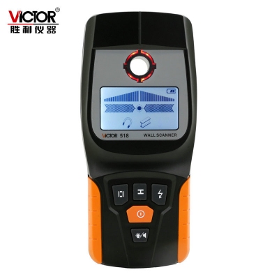 Thiết bị phát hiện kiem loại, ghỗ, cáp điện, VICTOR victory VC518 multi-function detector metal wood cable wall wire detector