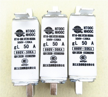 cầu chì sứ, Fuse NT00C NH00C RT16-00C R030A 500V-120KA 660V-50KA