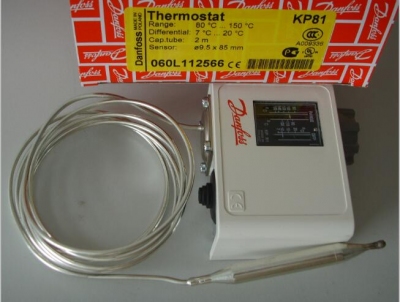 Công tắc nhiệt độ,  temperature switch Danfoss KP (KP71 KP75 KP77 KP77 KP78 KP79 KP81)