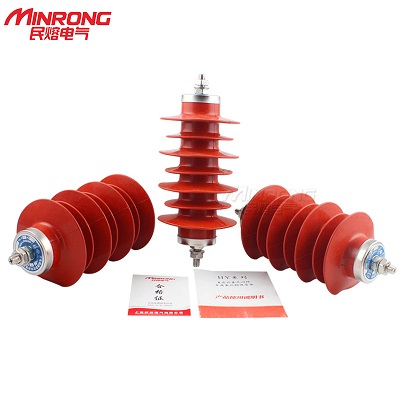 Chống sét van Minrong 10kv high voltage lightning arrester HY5WZ-17/45