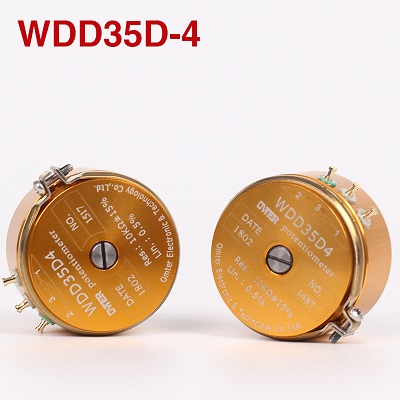 Biến trở xoay loại 1 trục màu vàng, WDD35D-4_ potentiometer 0.5%_1K_2K_5K_10k gold