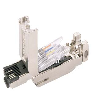 Đầu nối RJ45, đầu nối cáp mạng RJ45 ,Profinet connector, Siemens RJ45 4 chân 6GK1901-1BB10-2AB0, 6GK1901-1BB10-2AA0, 6GK1901-1BB10-2AE0 góc  180°