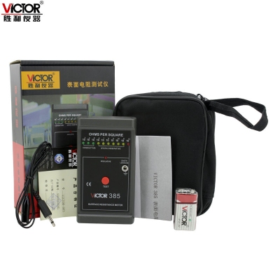 Máy đo điện trở thấp, VICTOR victory low resistance, resistance tester anti-static tester  VC385